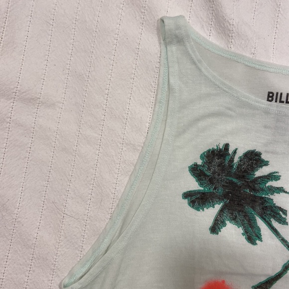 BillaBong tank top. Skylight color. Size Small - Picture 4 of 9